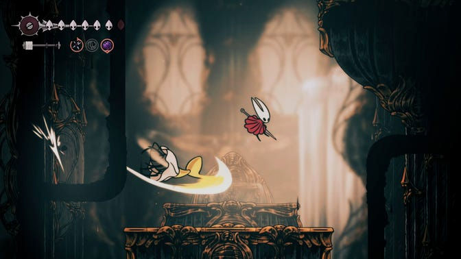 Hollow Knight Silksong. Высокие Чертоги