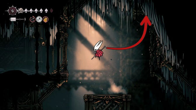 Hollow Knight Silksong. Высокие Чертоги