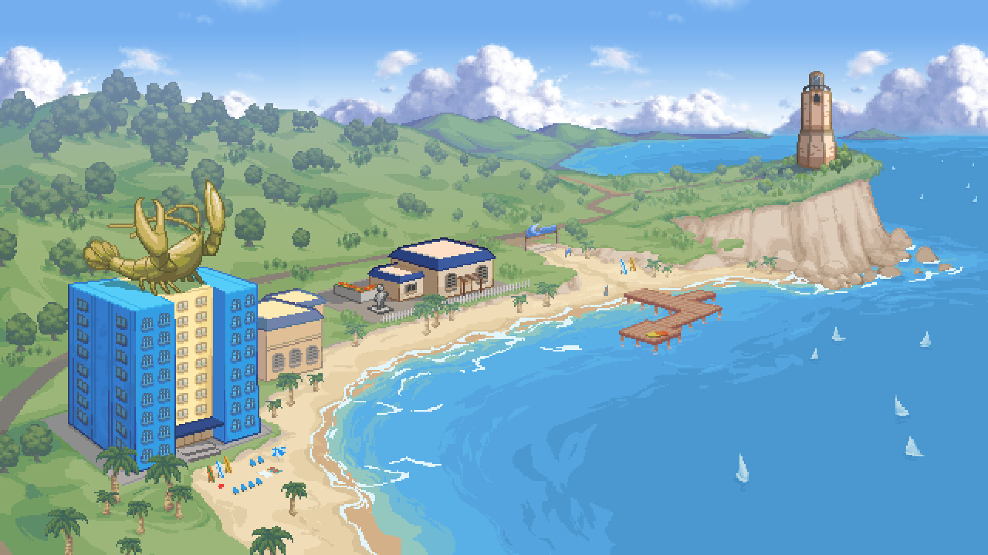 Just A To the Moon Series: Beach Episode