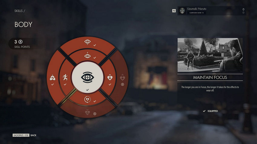 Sniper Elite Resistance. Навыки