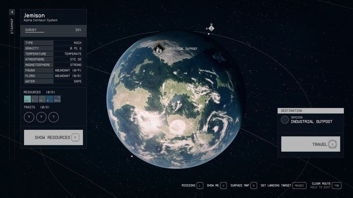 Starfield. Быстрое перемещение
