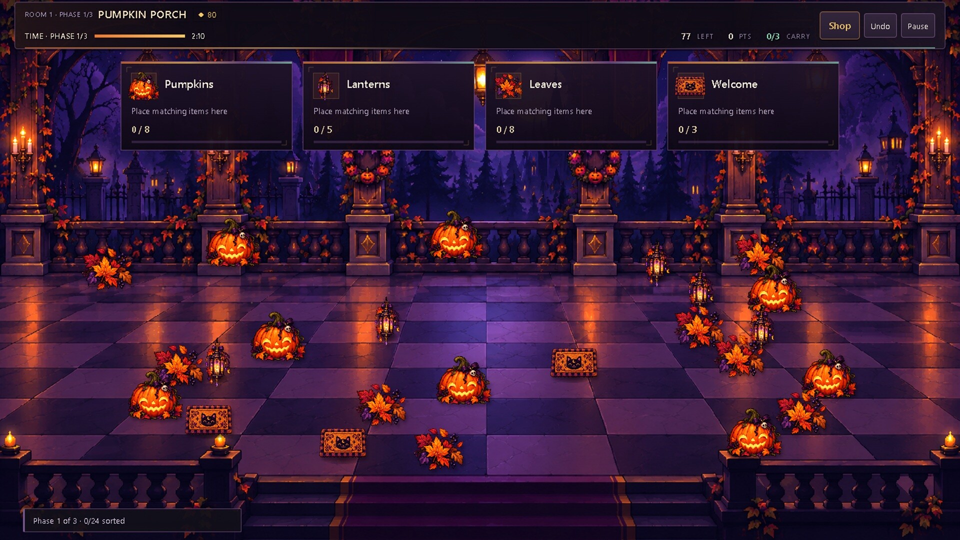 Halloween Tidy Up скриншоты