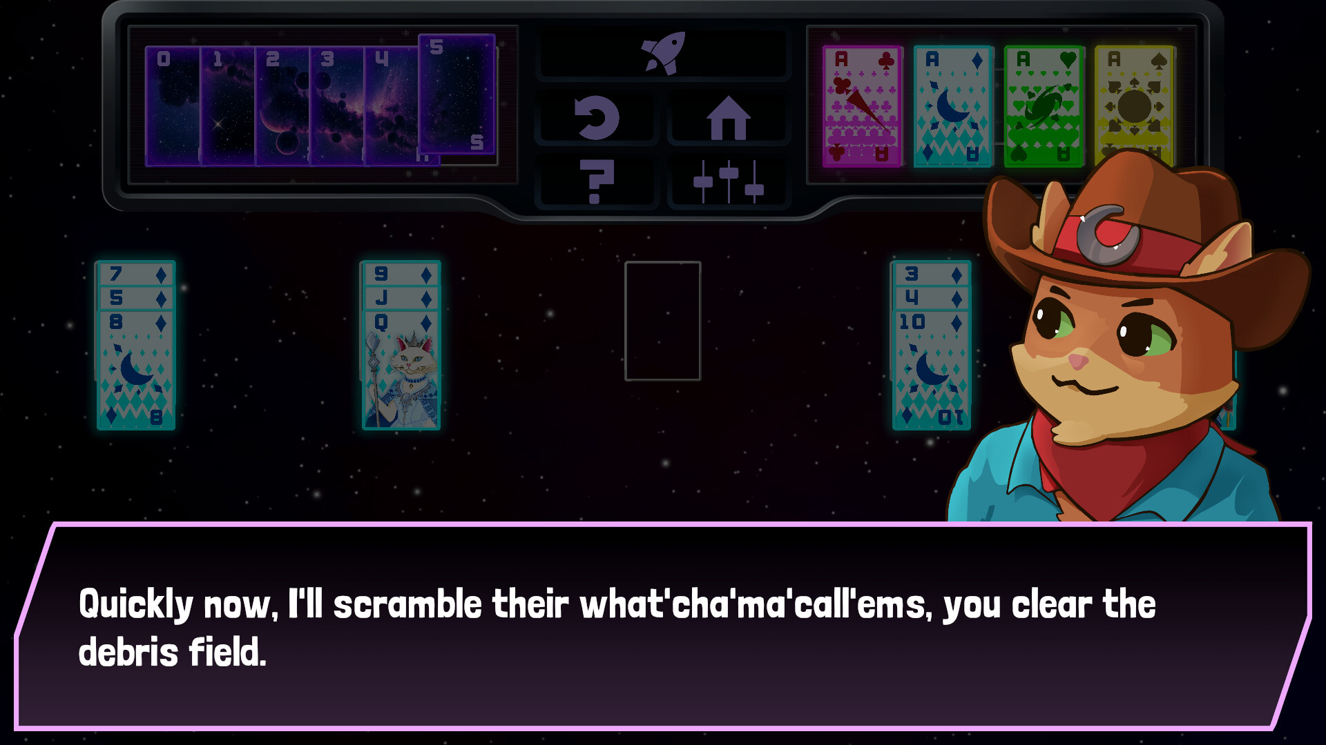 Space Cat Solitaire скриншоты