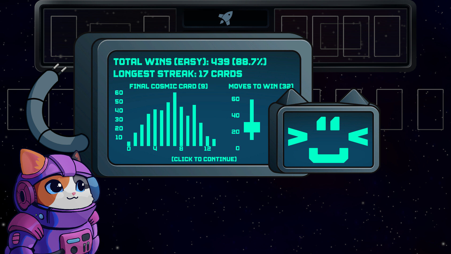 Space Cat Solitaire скриншоты