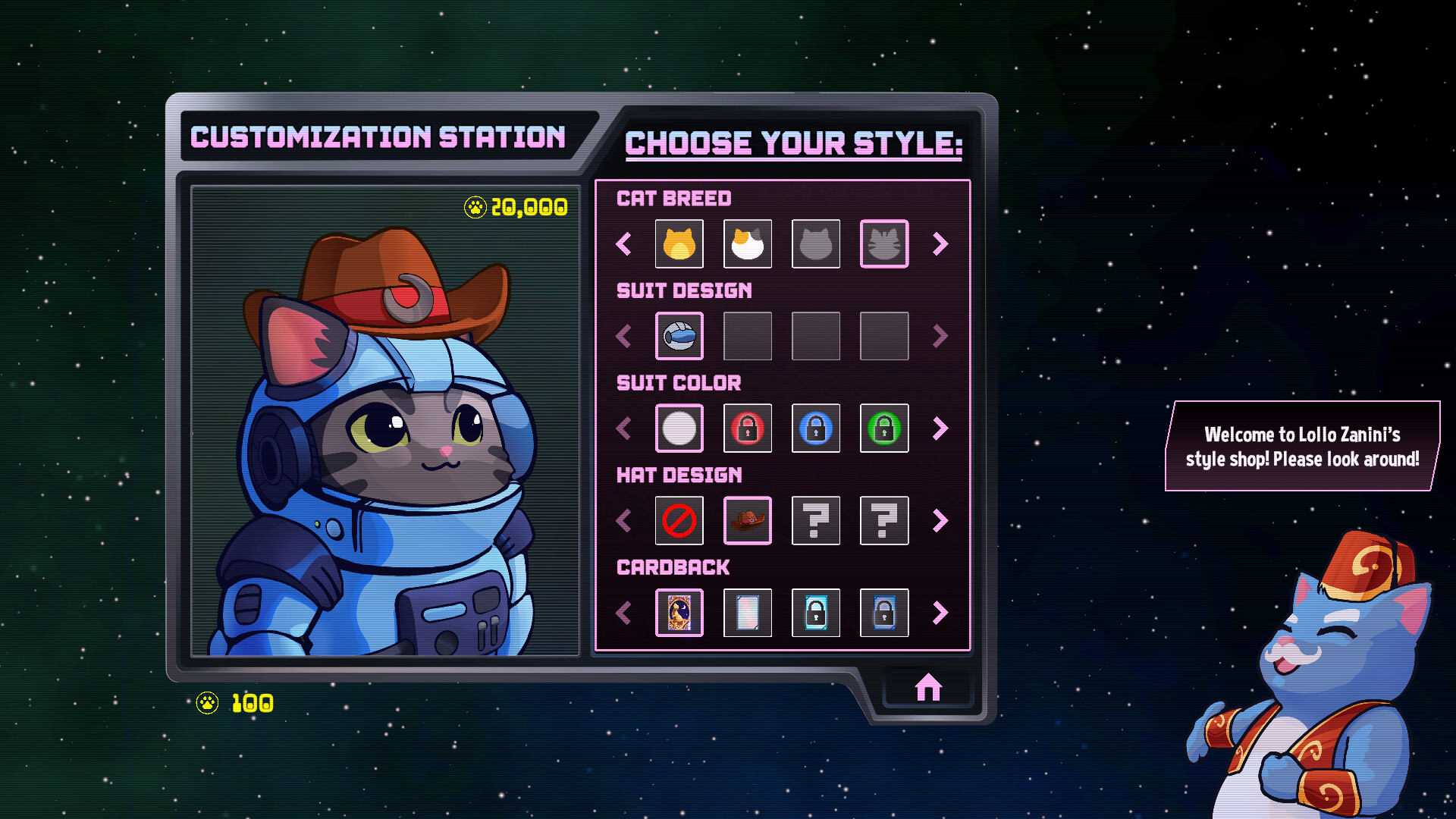 Space Cat Solitaire скриншоты