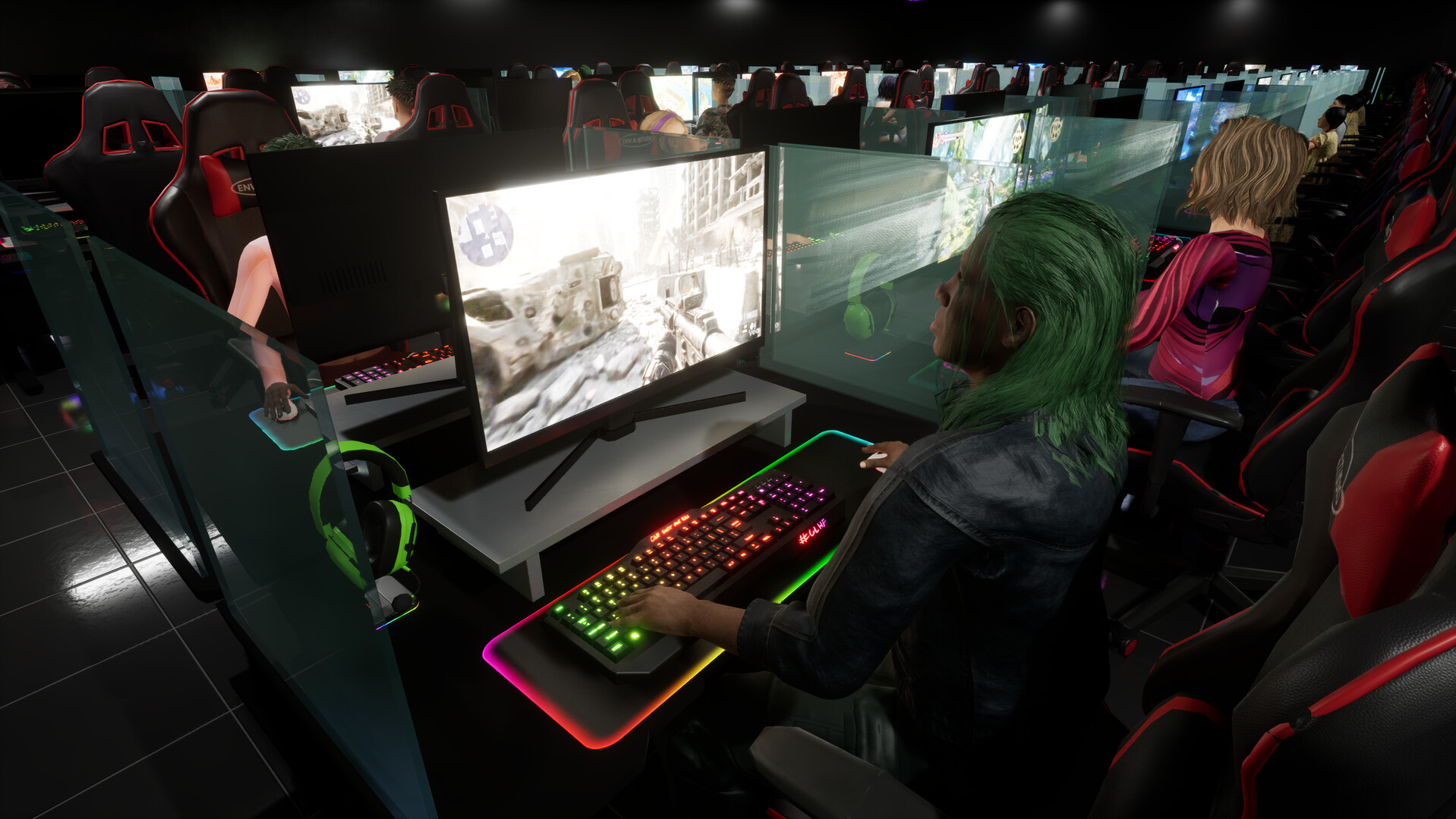 PC Cafe Simulator скриншоты