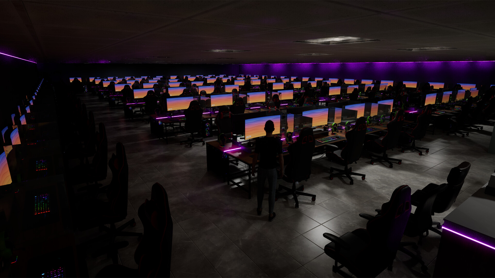 PC Cafe Simulator скриншоты