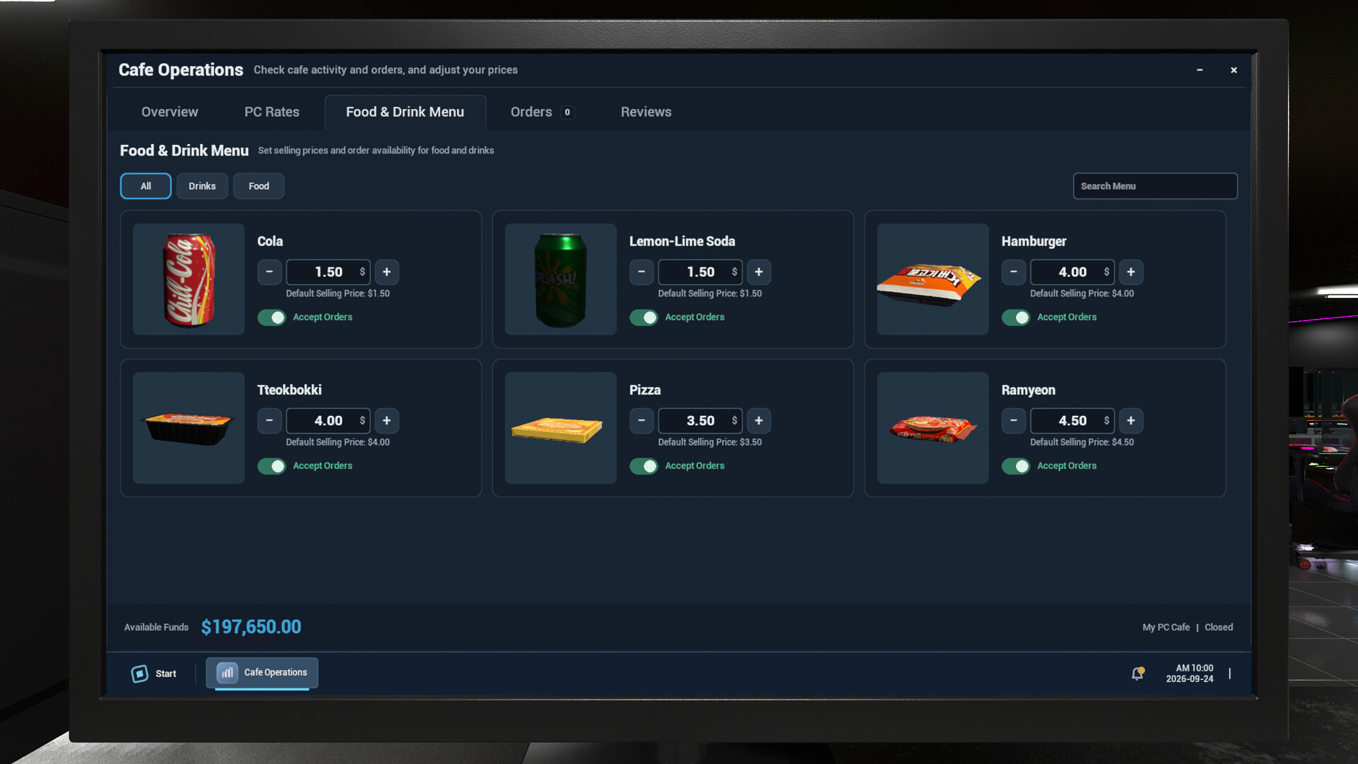 PC Cafe Simulator скриншоты
