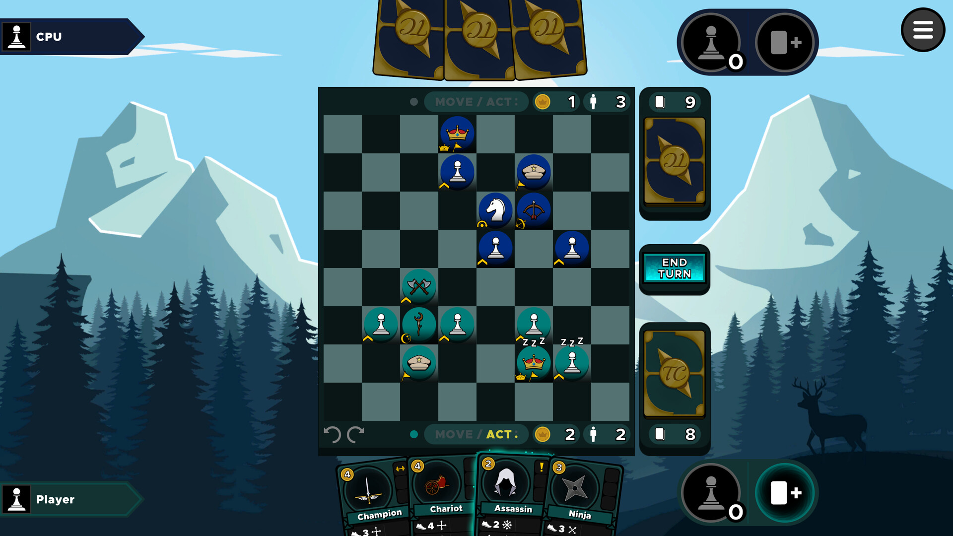 Top Check: A Chess Card Game скриншоты