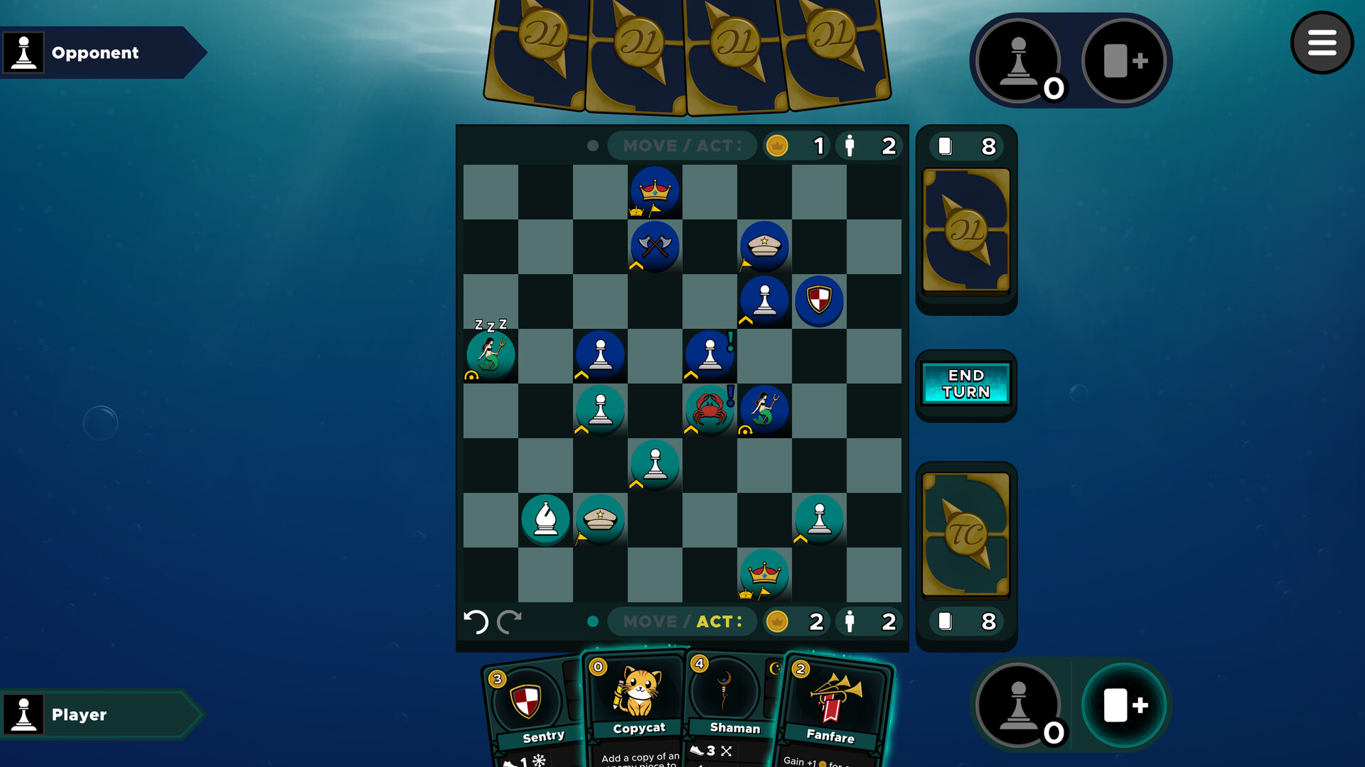 Top Check: A Chess Card Game скриншоты
