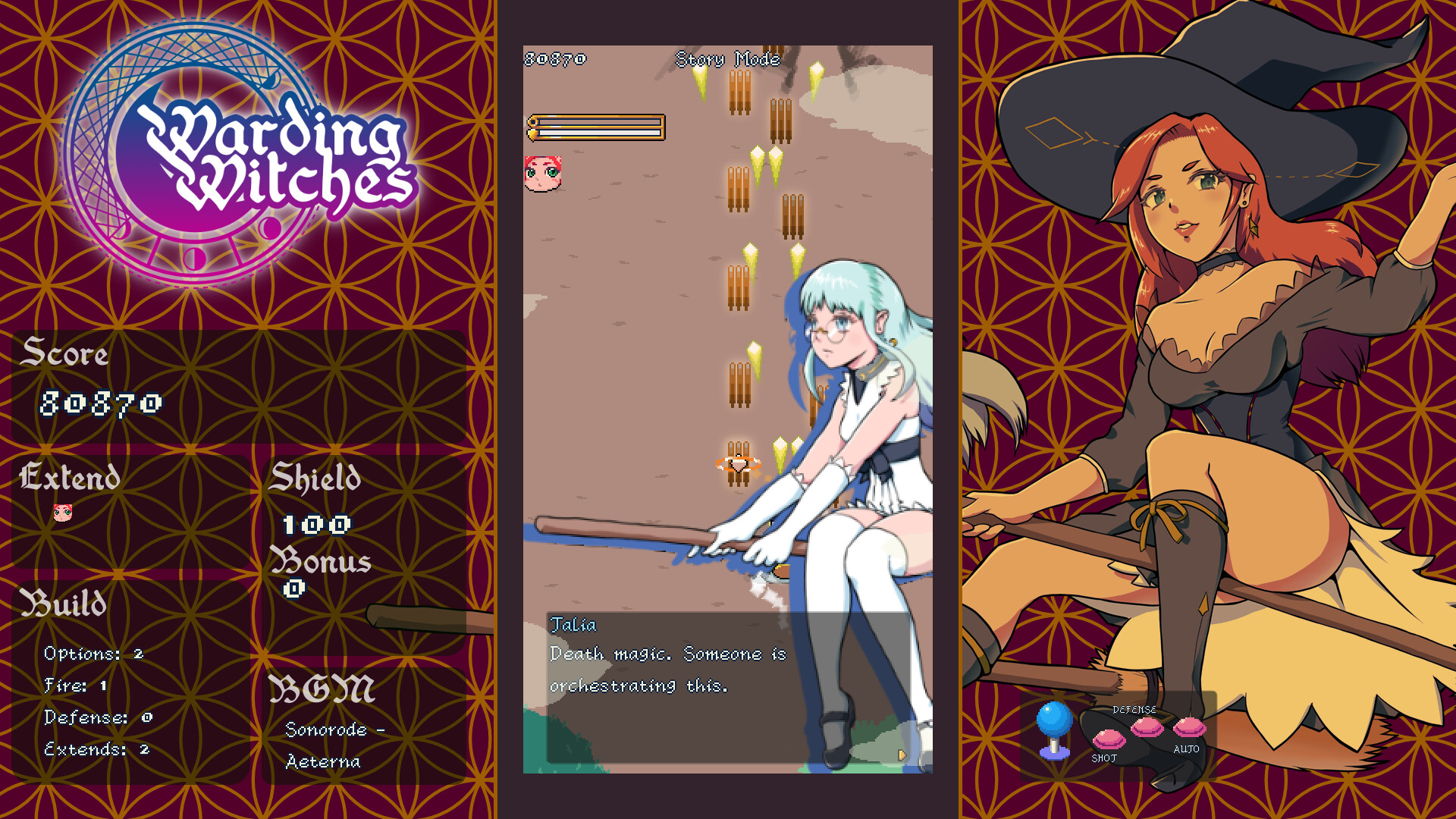 Warding Witches скриншоты