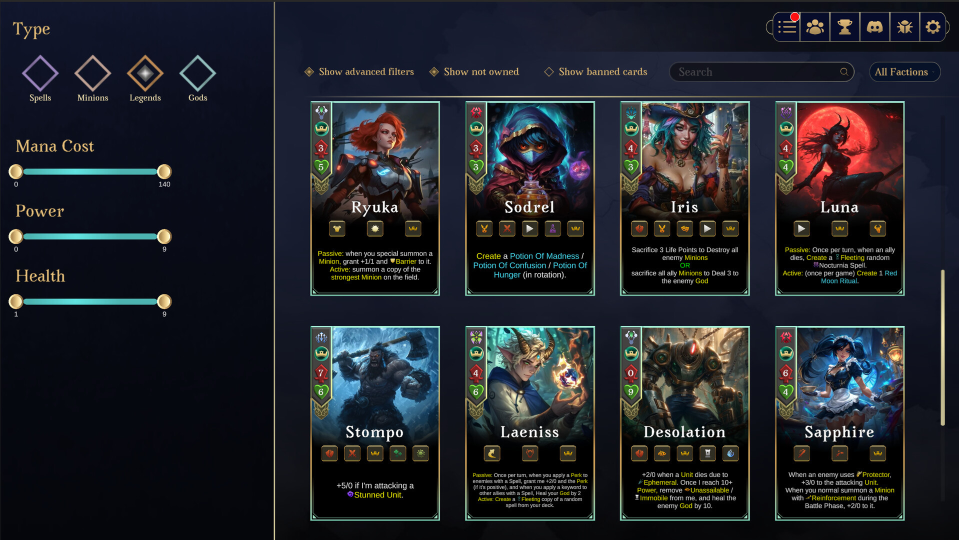 Ariokan - create your cards, break the Meta