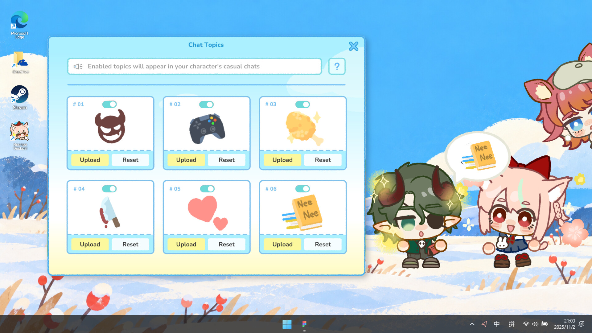 NeeNee Deskpals скриншоты