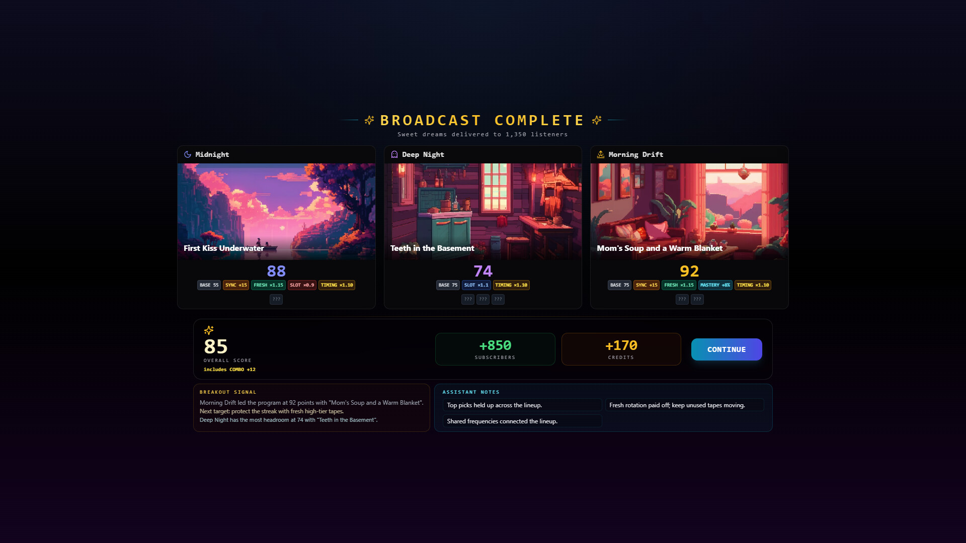 Dream Broadcast Simulator