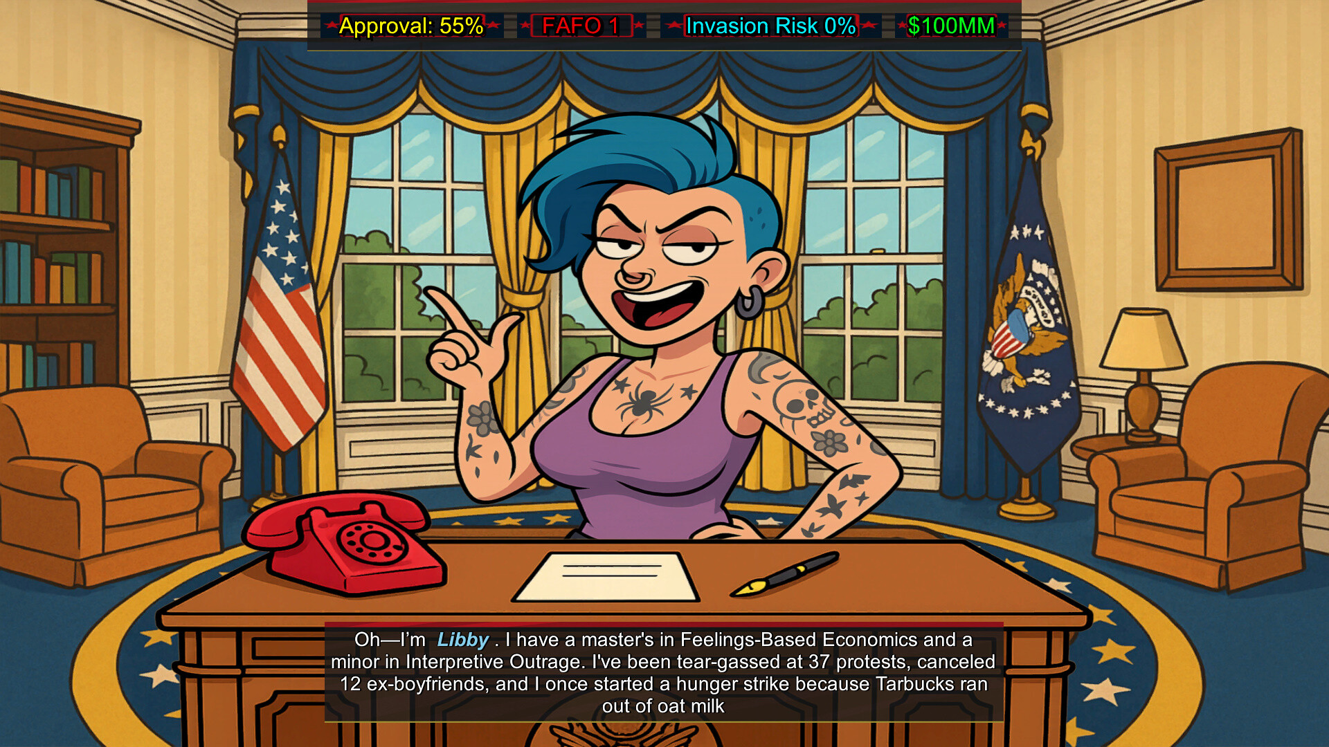 FAFO Executive Order Simulator