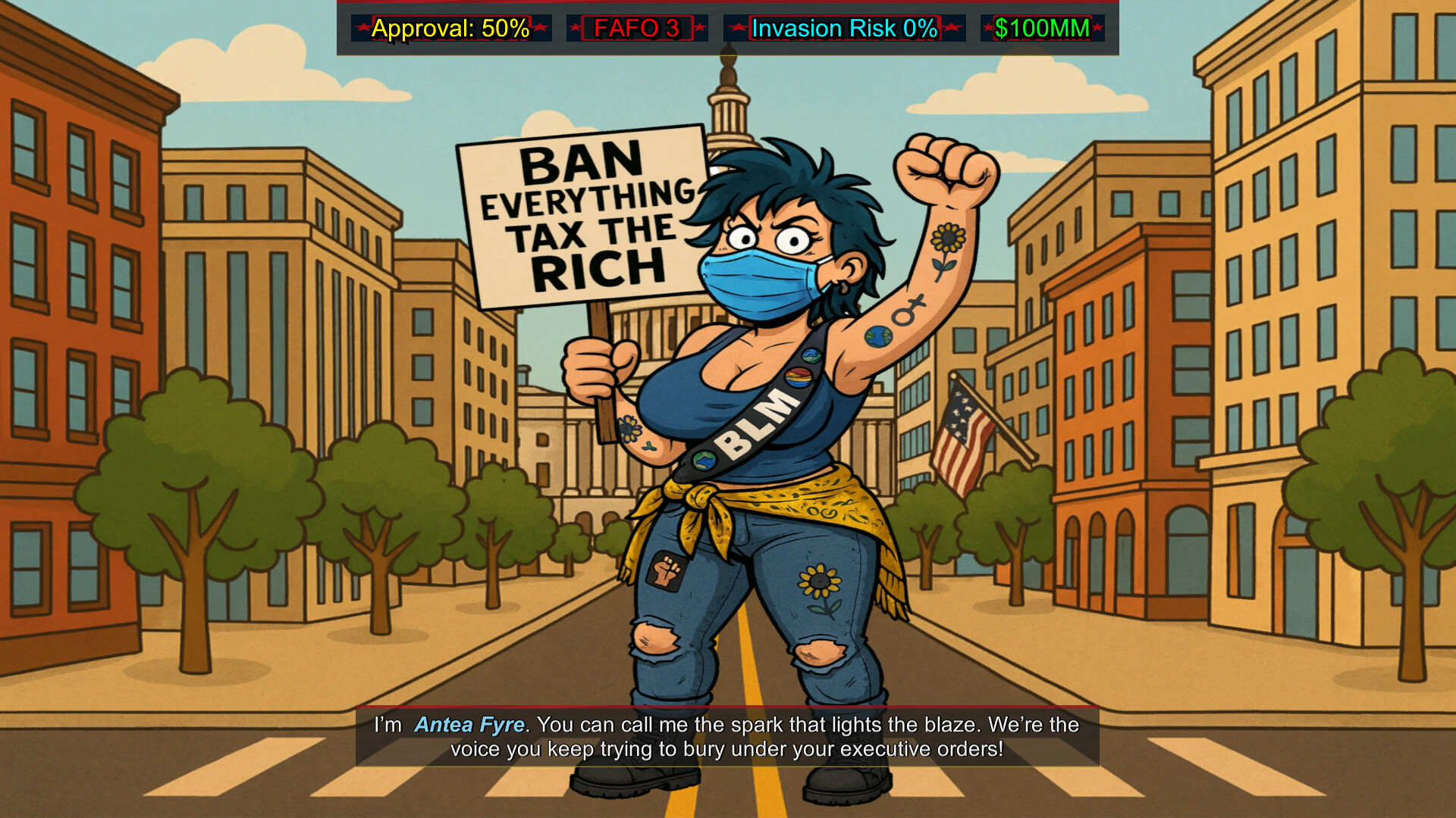 FAFO Executive Order Simulator