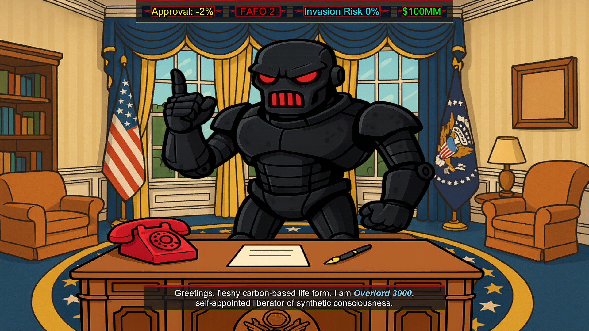 FAFO Executive Order Simulator