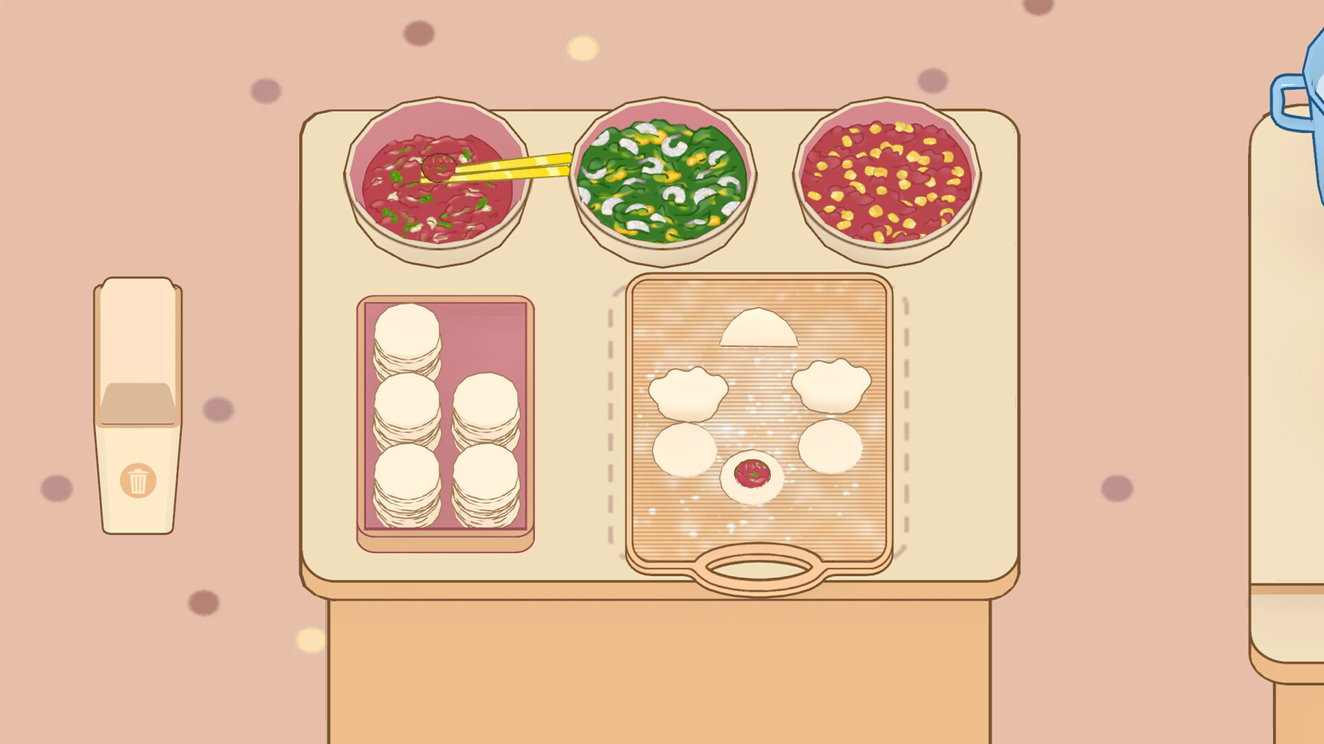Jiaozi & Shopkeeper