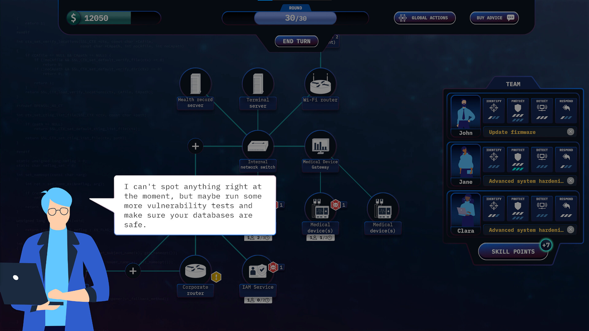 RxB - Cyber security management game