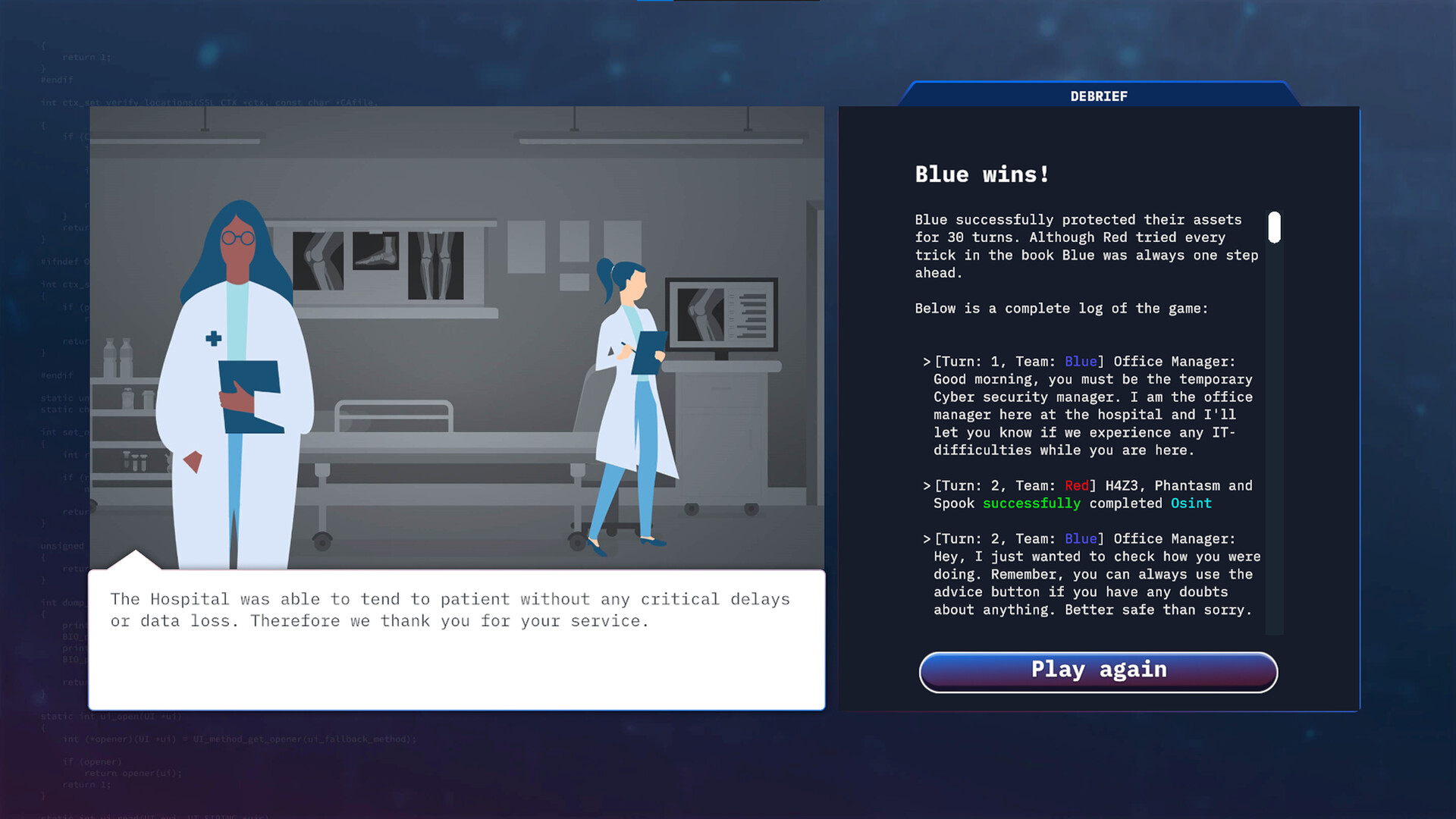RxB - Cyber security management game