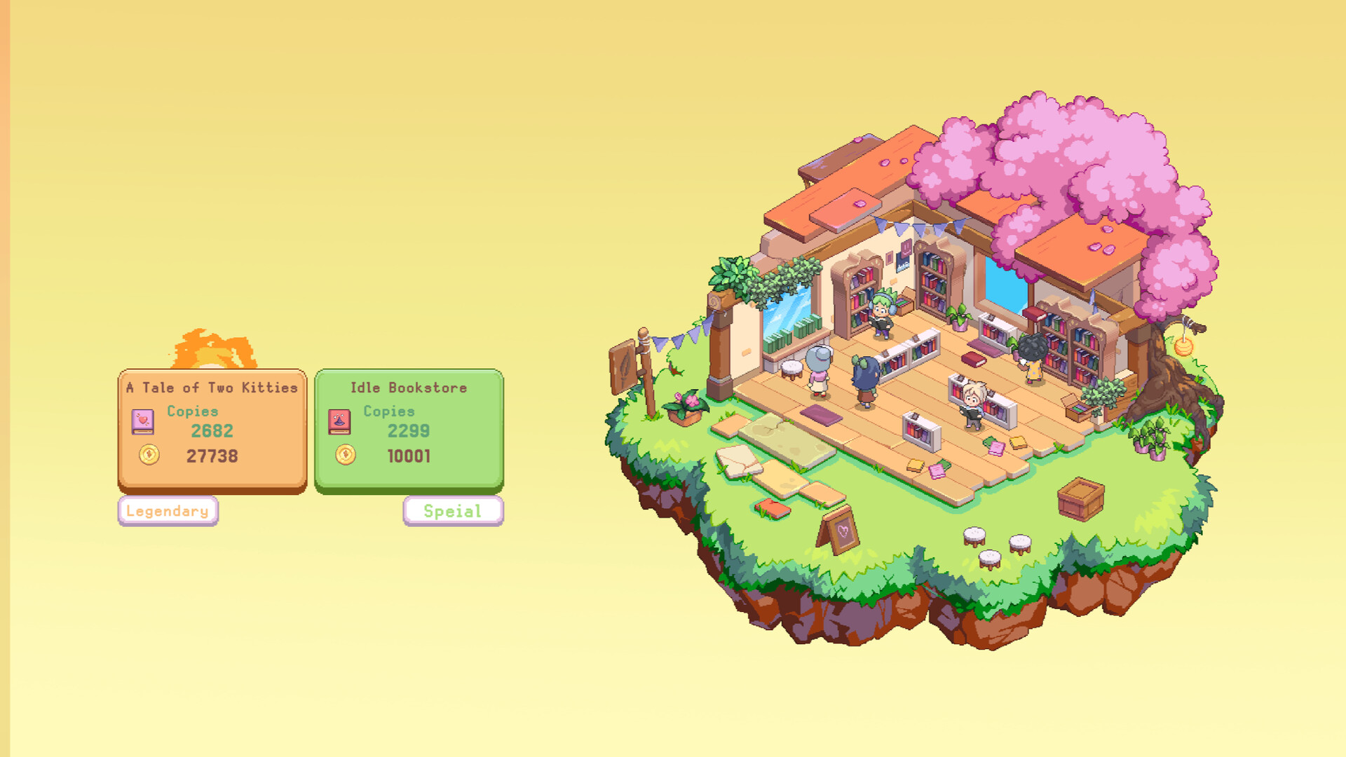 Idle Bookstore скриншоты