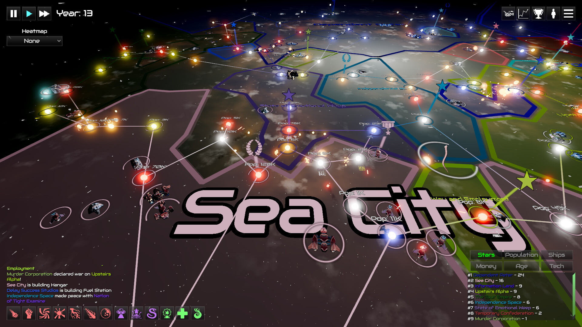 GalactiWar - Empire Simulator
