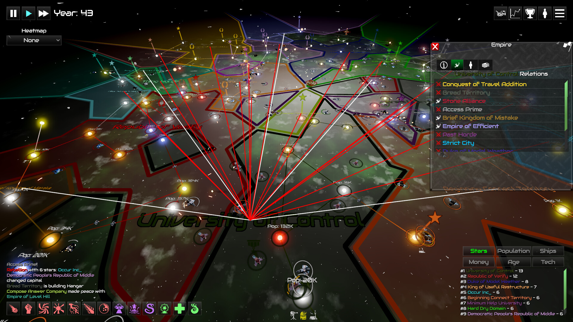 GalactiWar - Empire Simulator