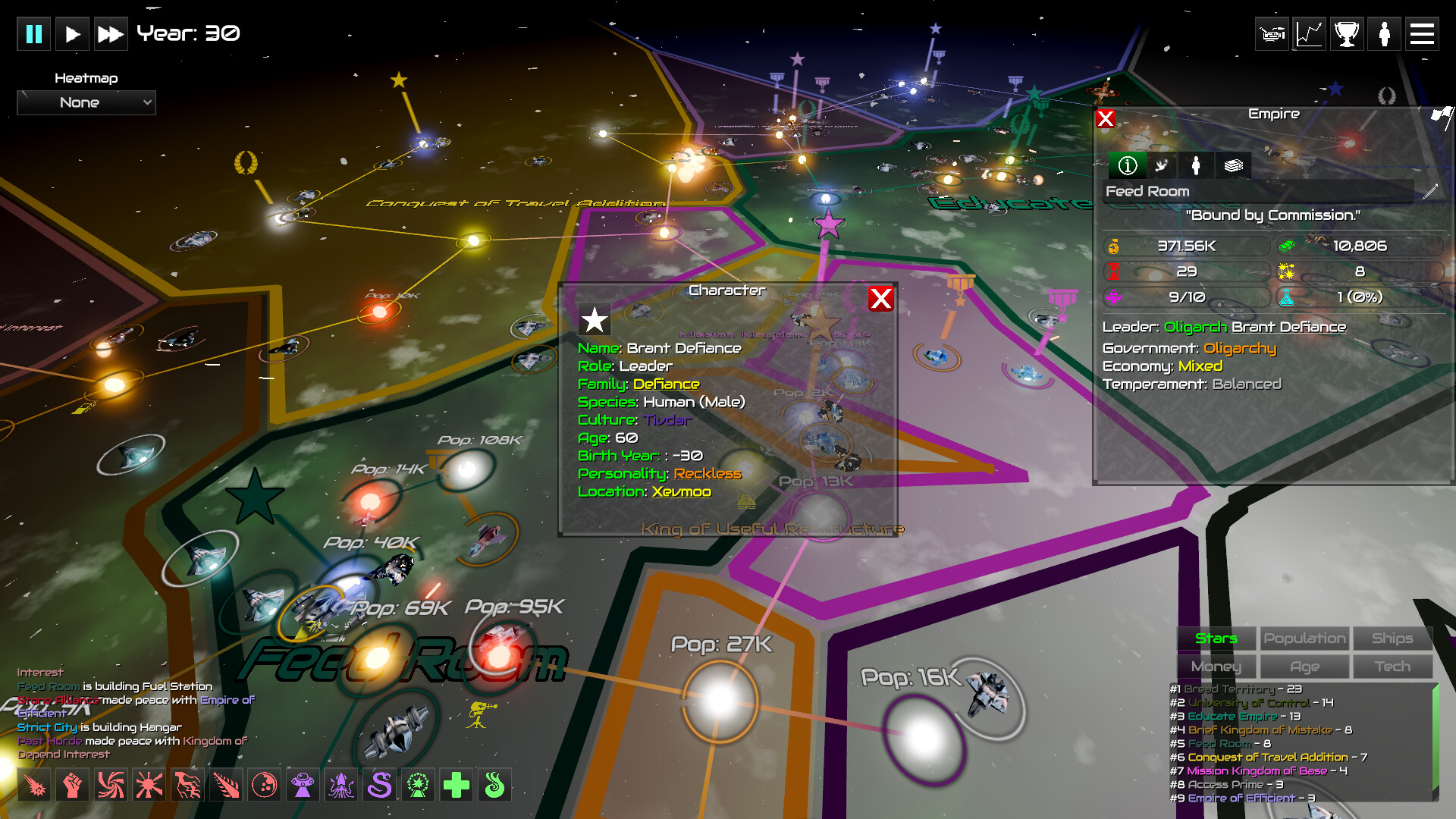 GalactiWar - Empire Simulator