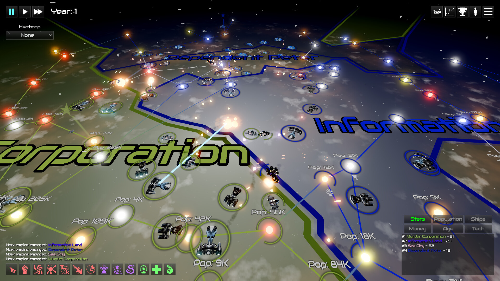 GalactiWar - Empire Simulator