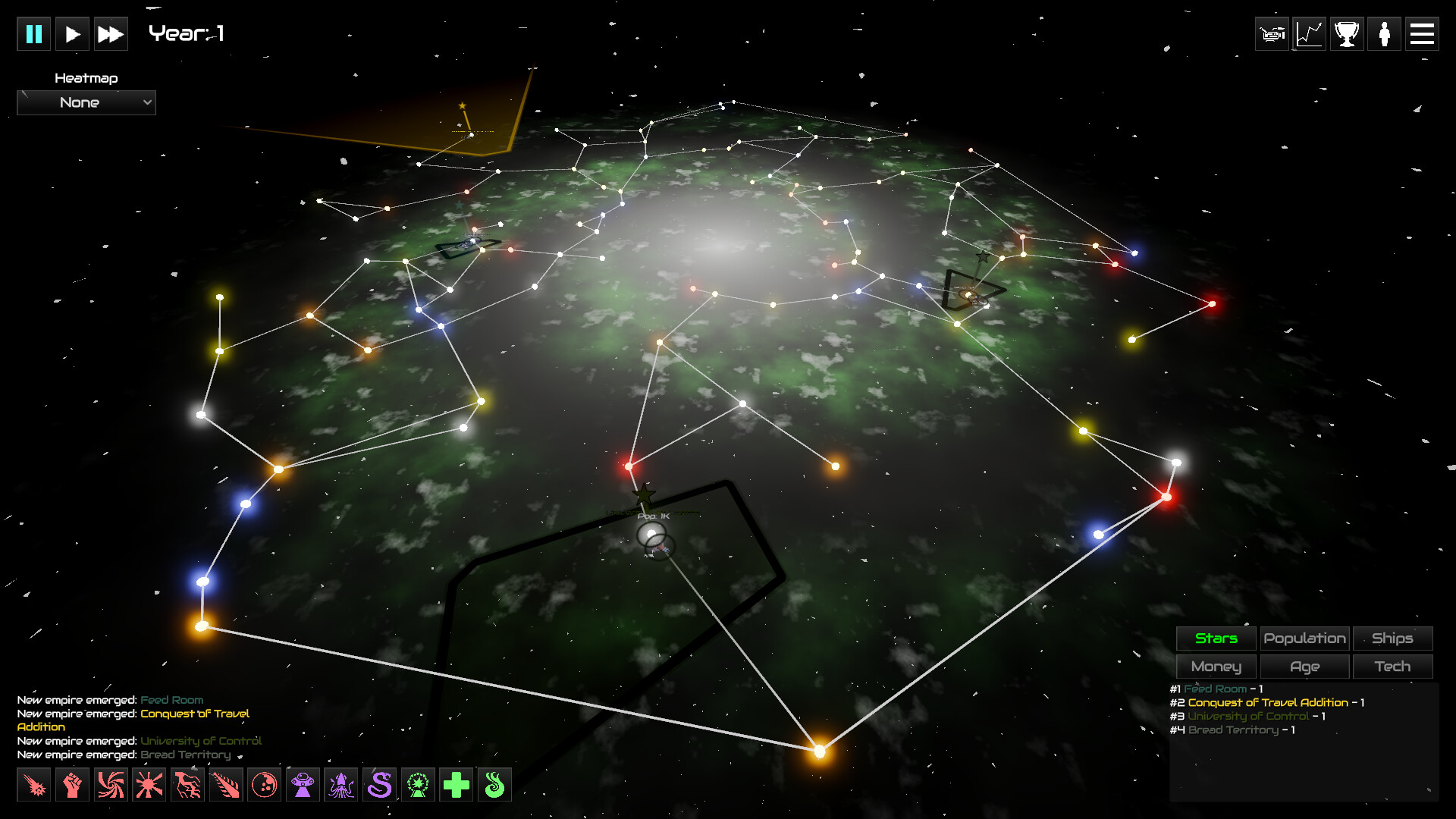 GalactiWar - Empire Simulator