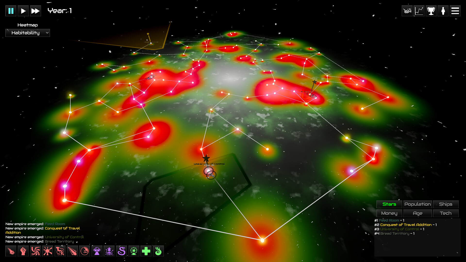 GalactiWar - Empire Simulator