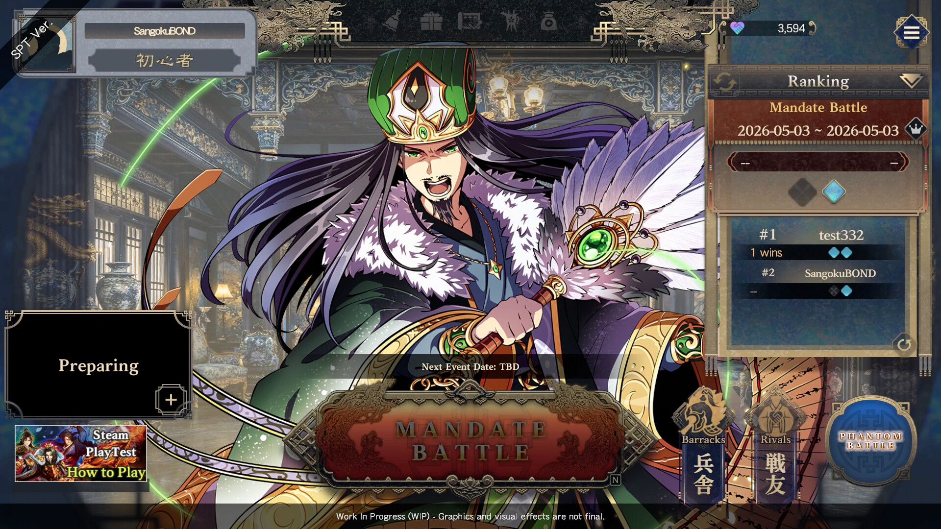 Three Kingdoms:BOND
