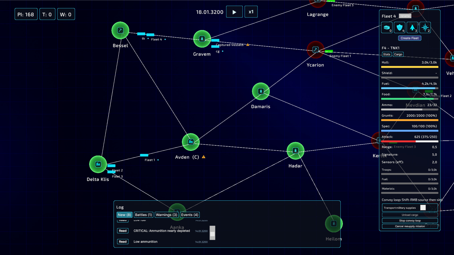 Space Fleet Logistics
