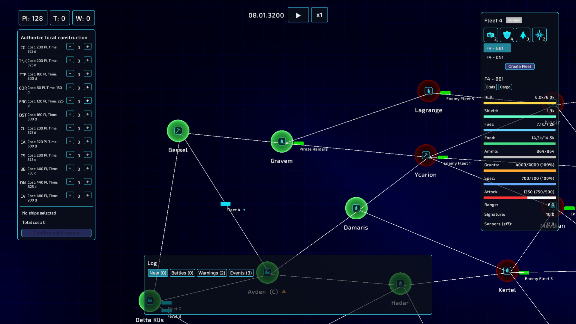 Space Fleet Logistics