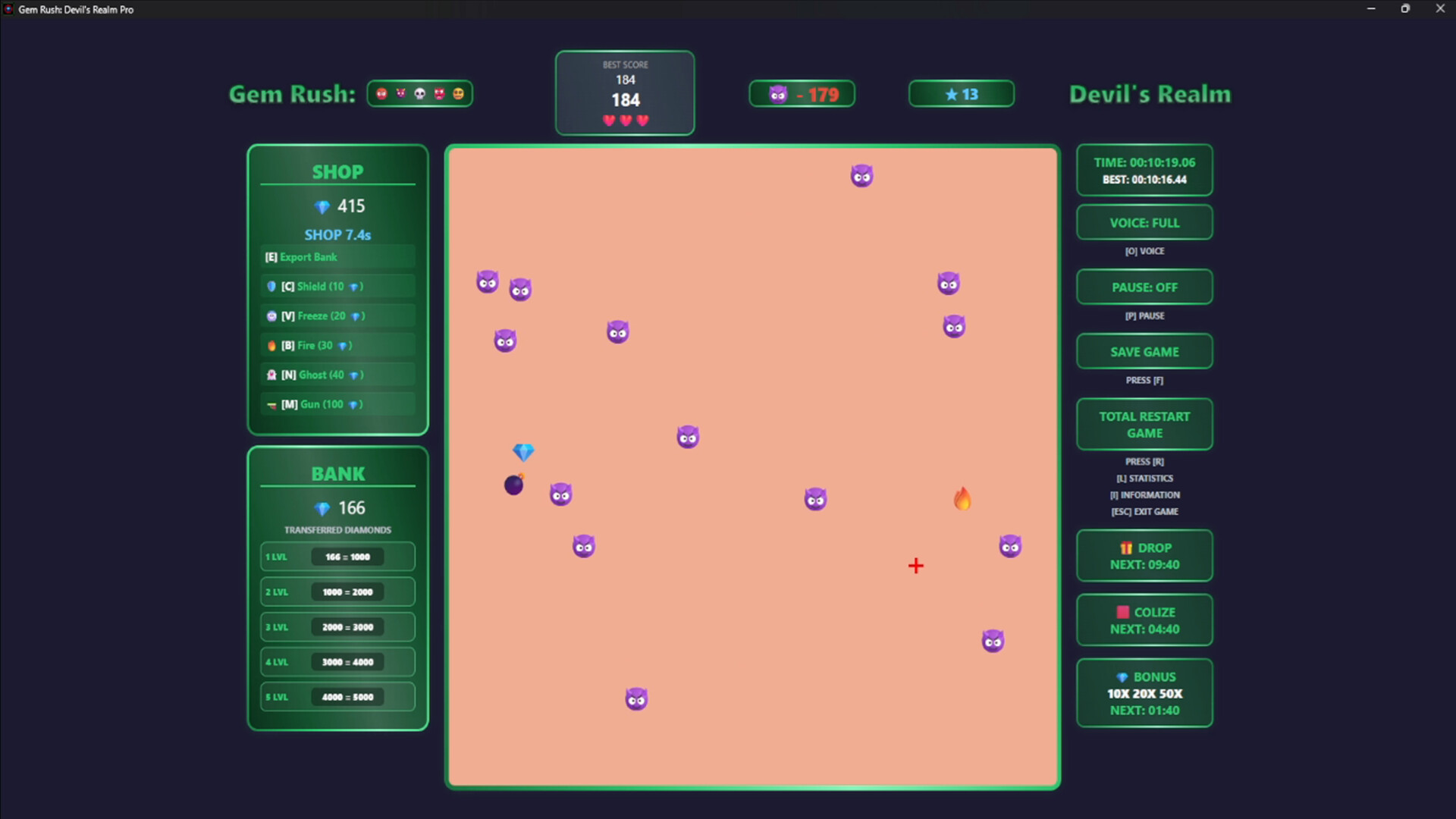 Gem Rush Devil's Realm