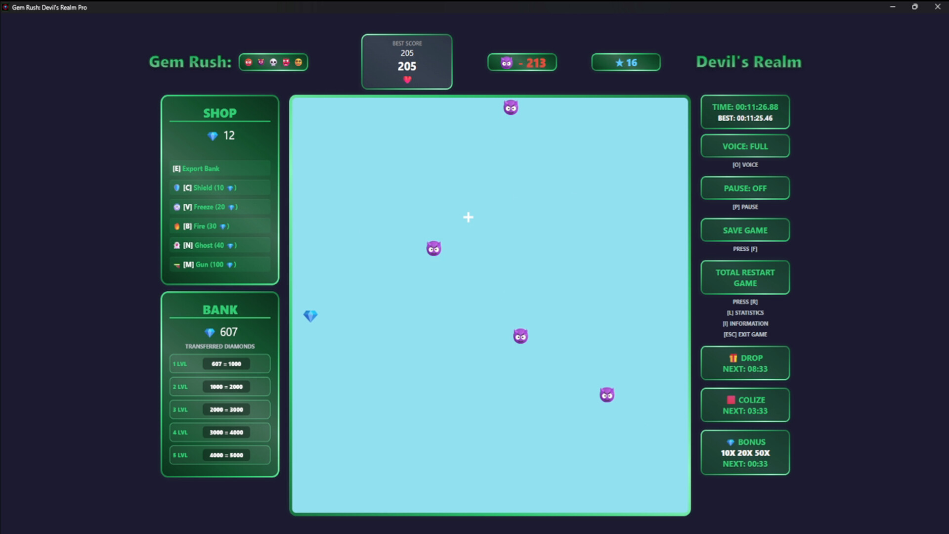 Gem Rush Devil's Realm