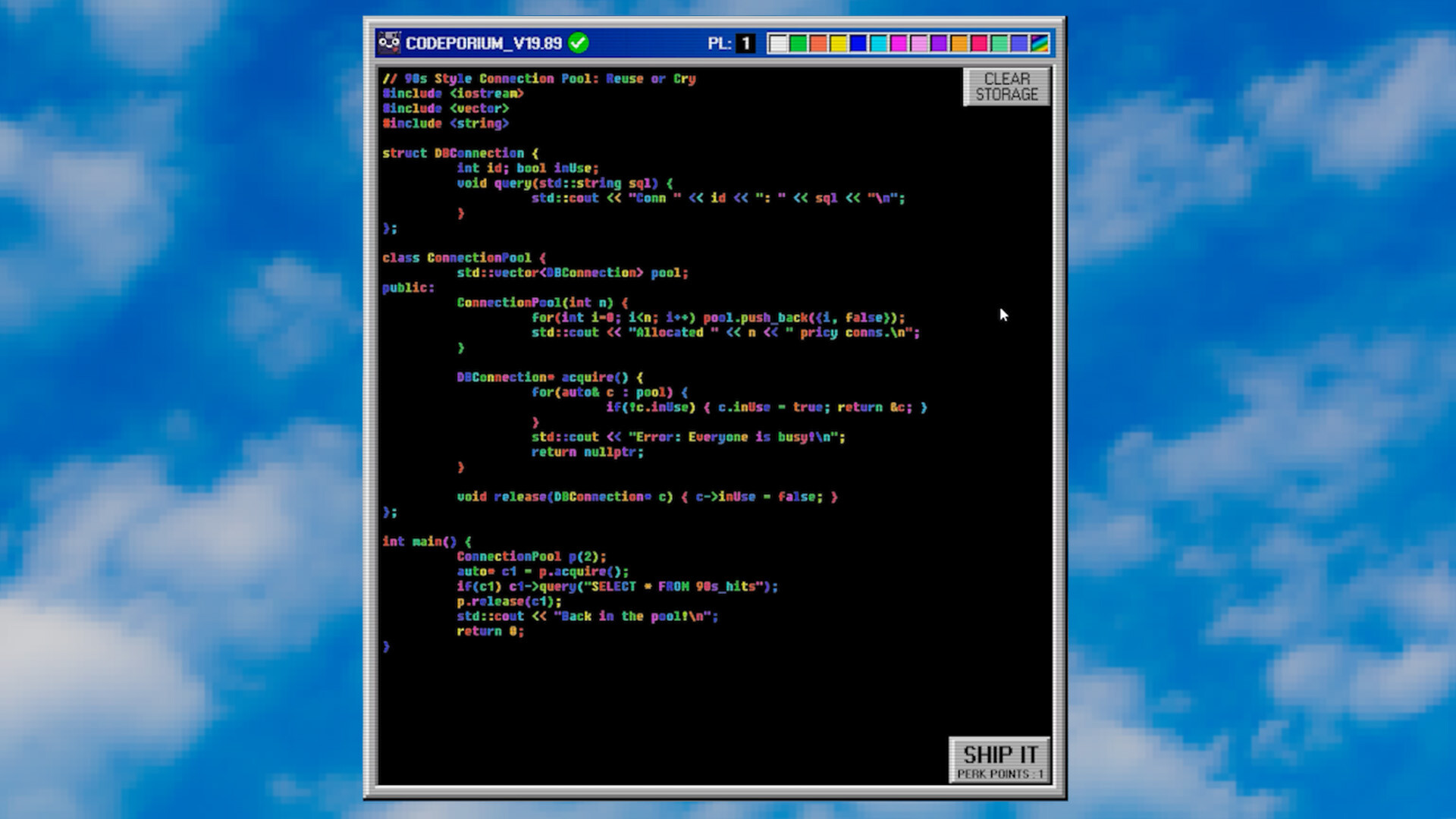 MatchMaker95 - A Programming Simulator скриншоты