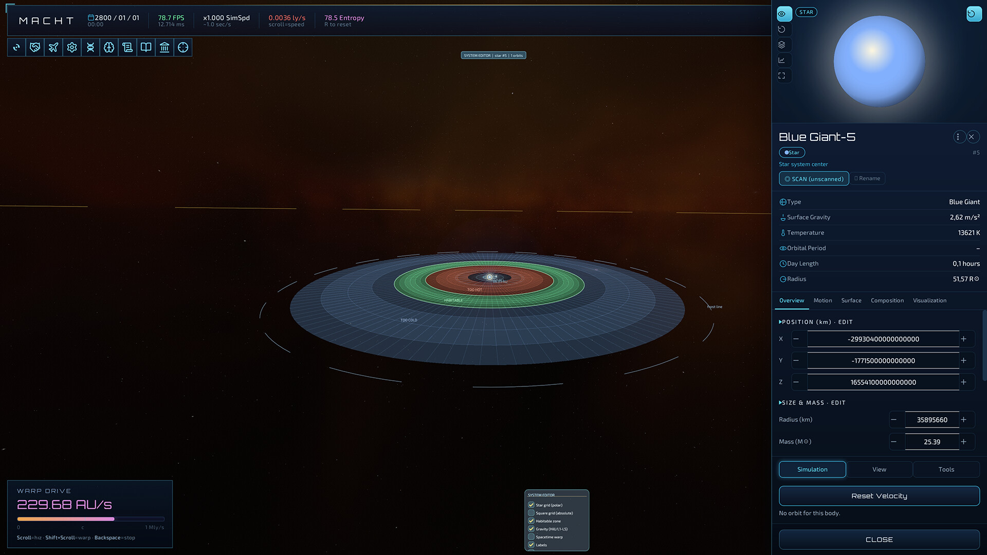Macht: Cosmic Engine
