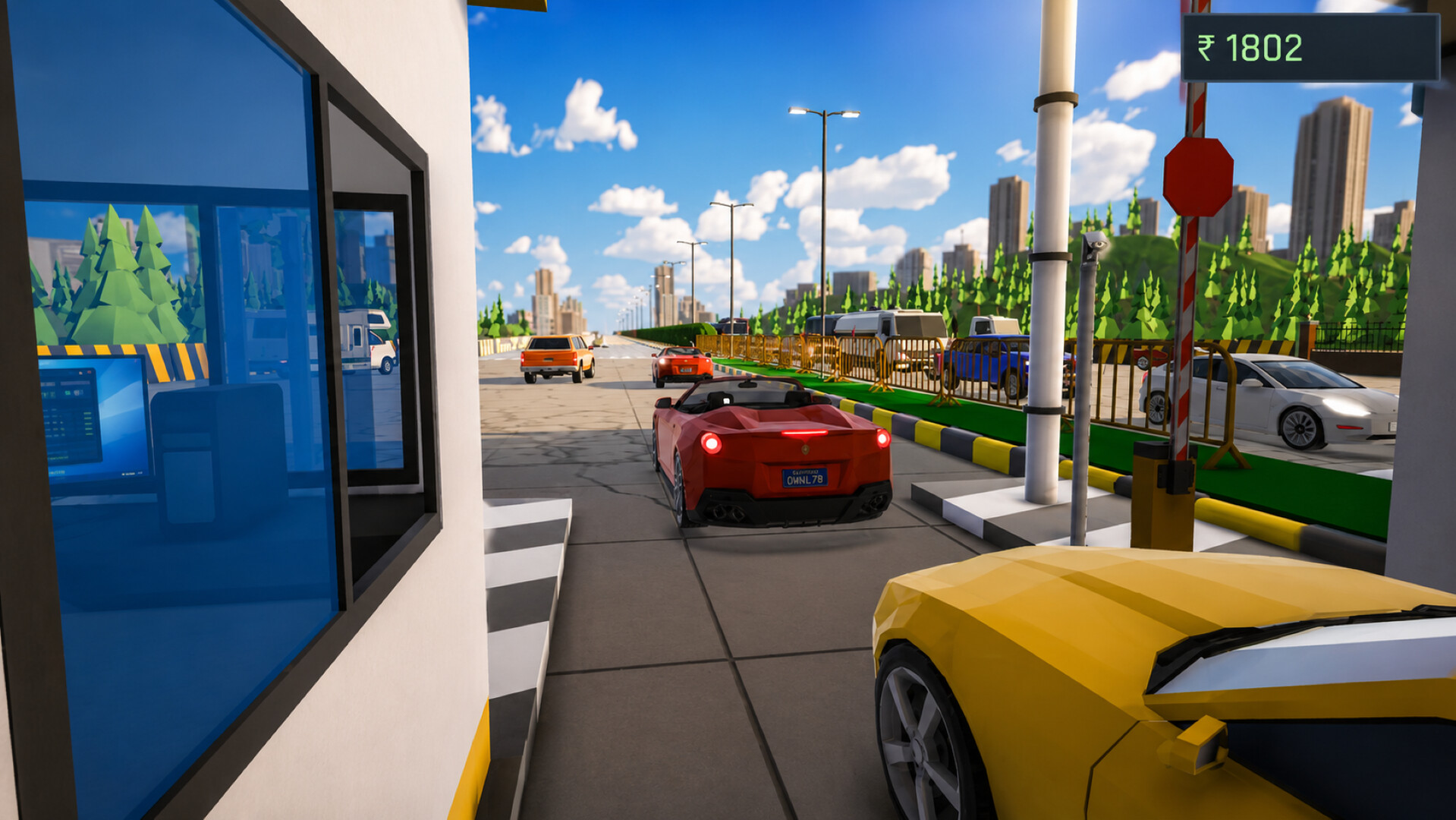 Toll Plaza Simulator