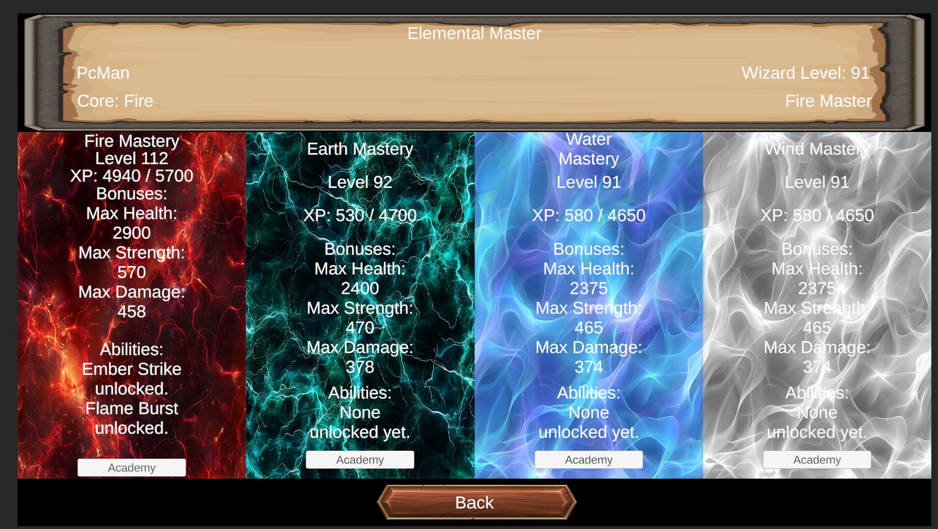Elemental Wizard скриншоты