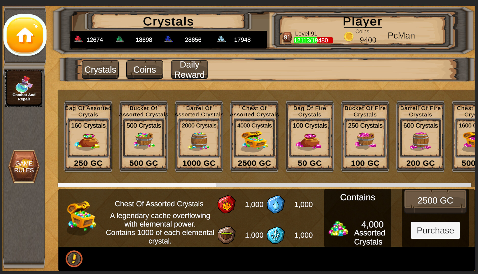 Elemental Wizard скриншоты