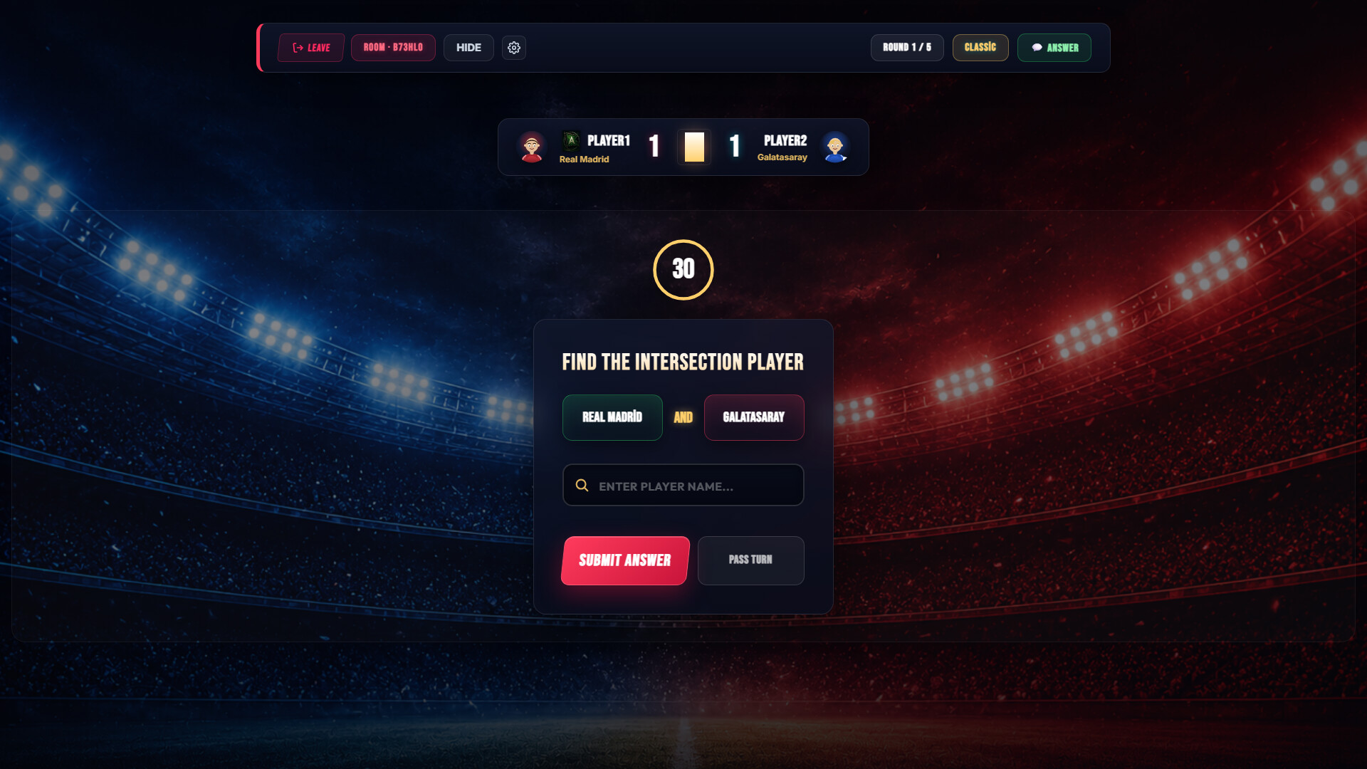 Two Clubs One Player