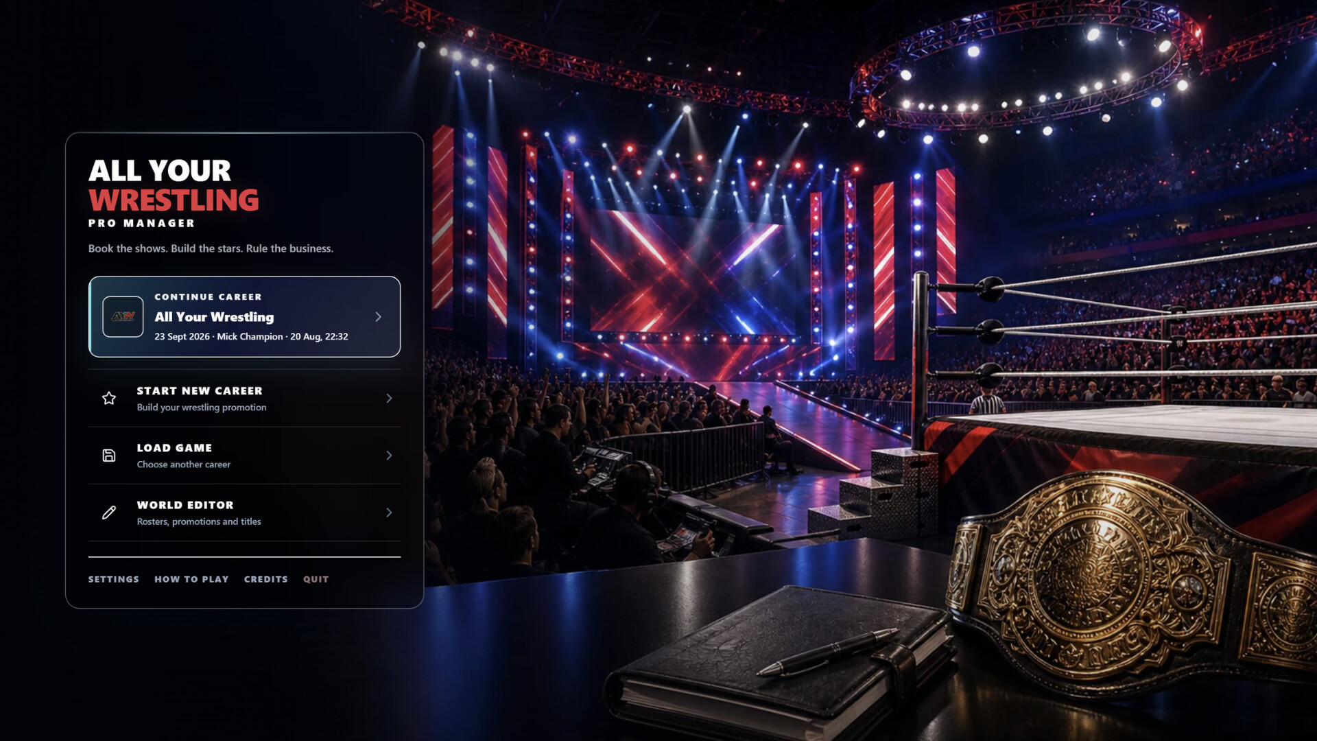 All Your Wrestling Pro Manager