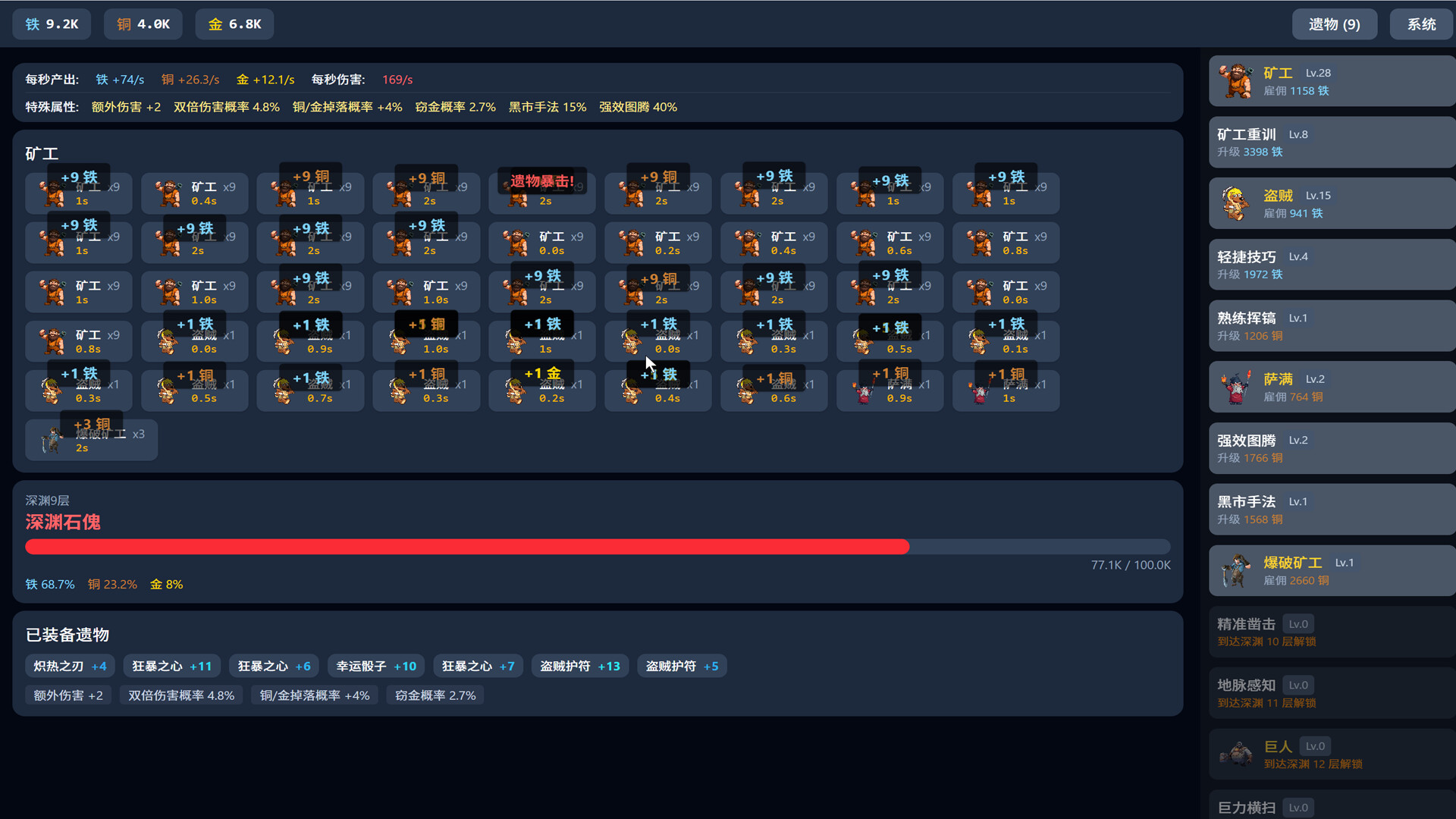 Idle Abyss Miner