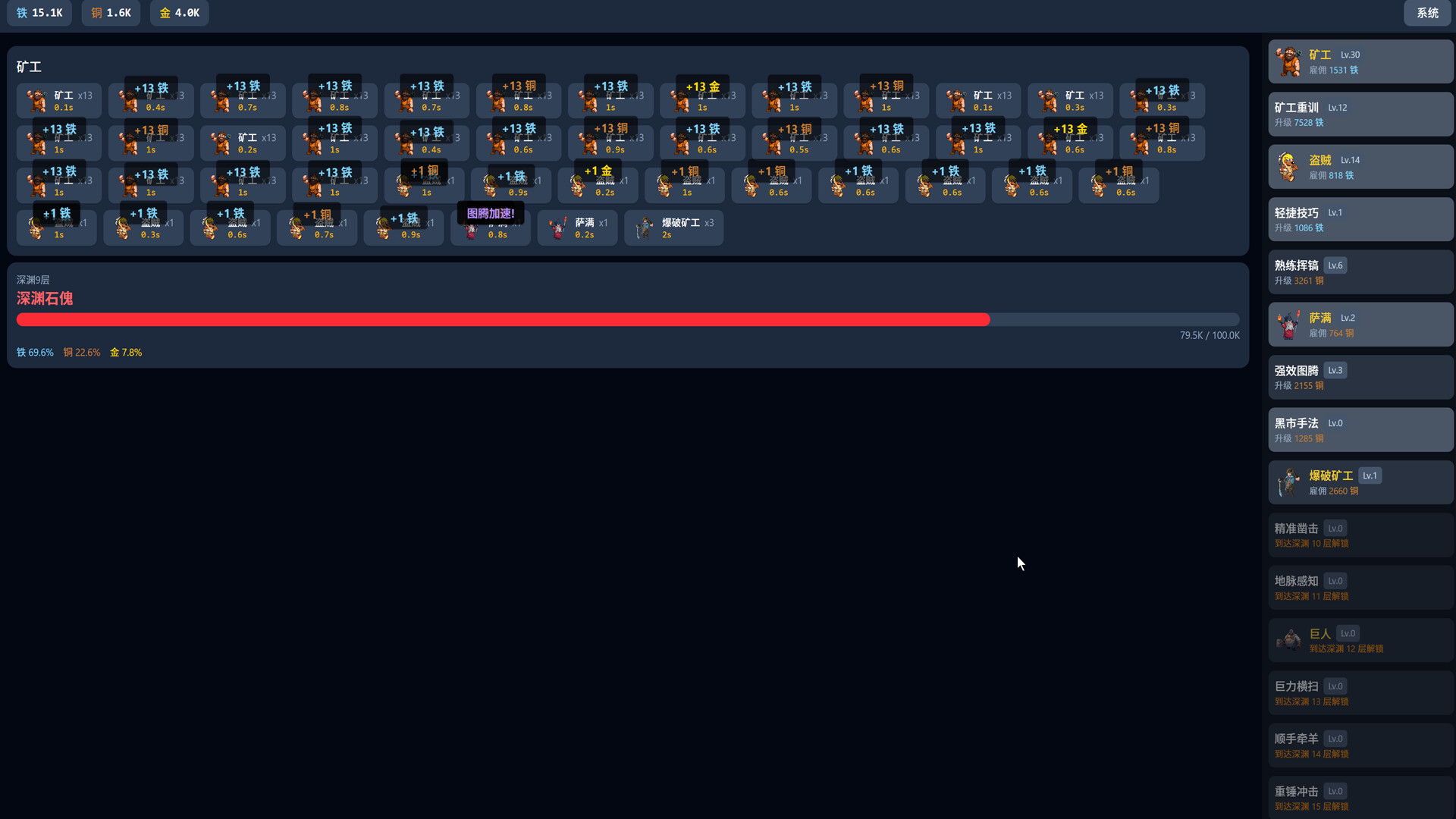 Idle Abyss Miner