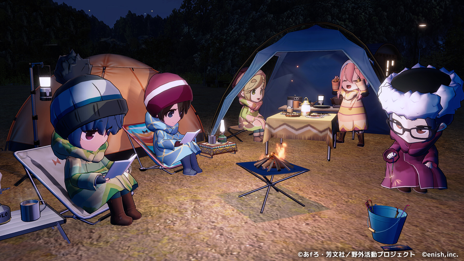 Laid-Back Camp All -in -one!! Chill Time скриншоты