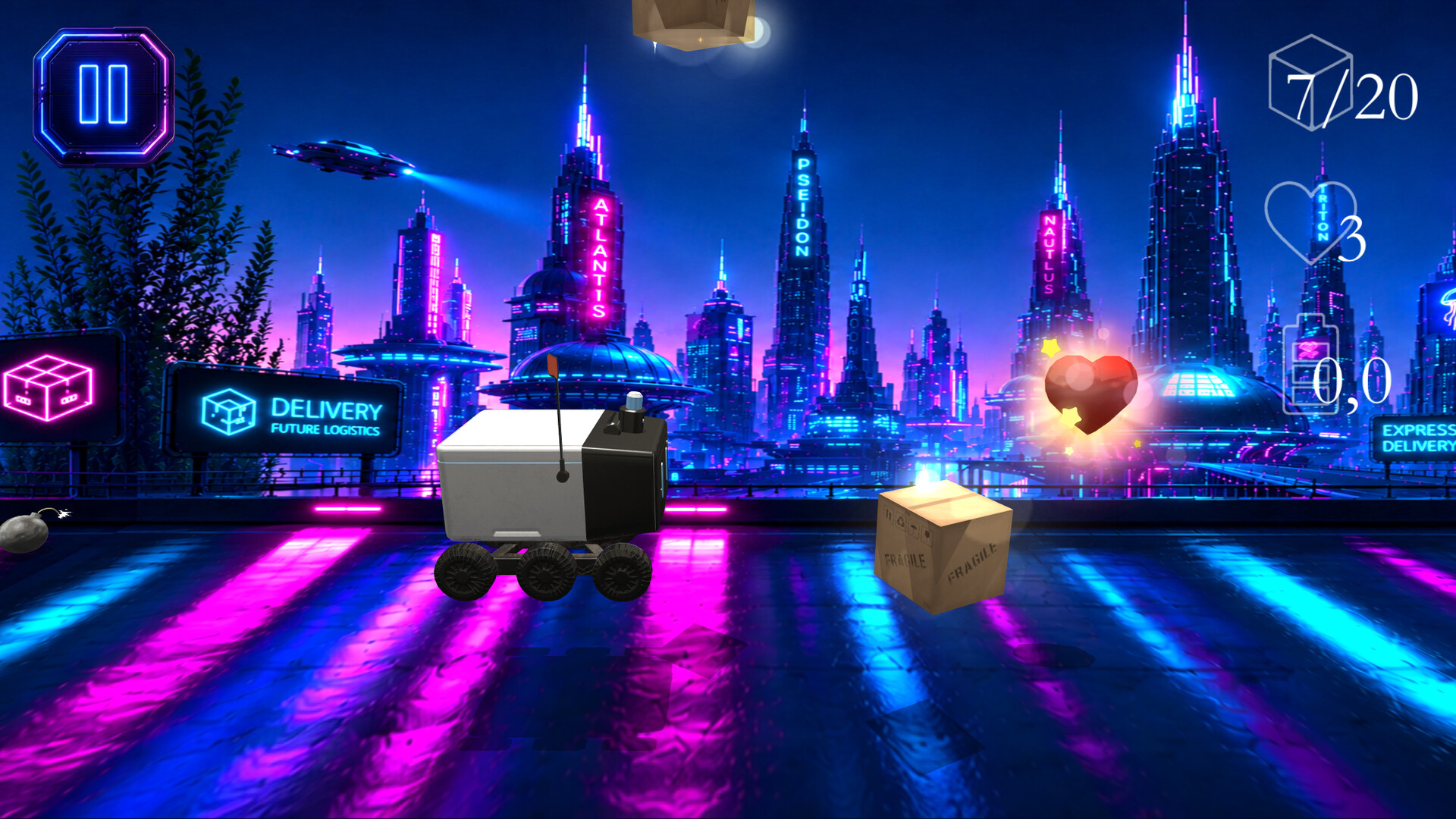 Robot City: Delivery скриншоты