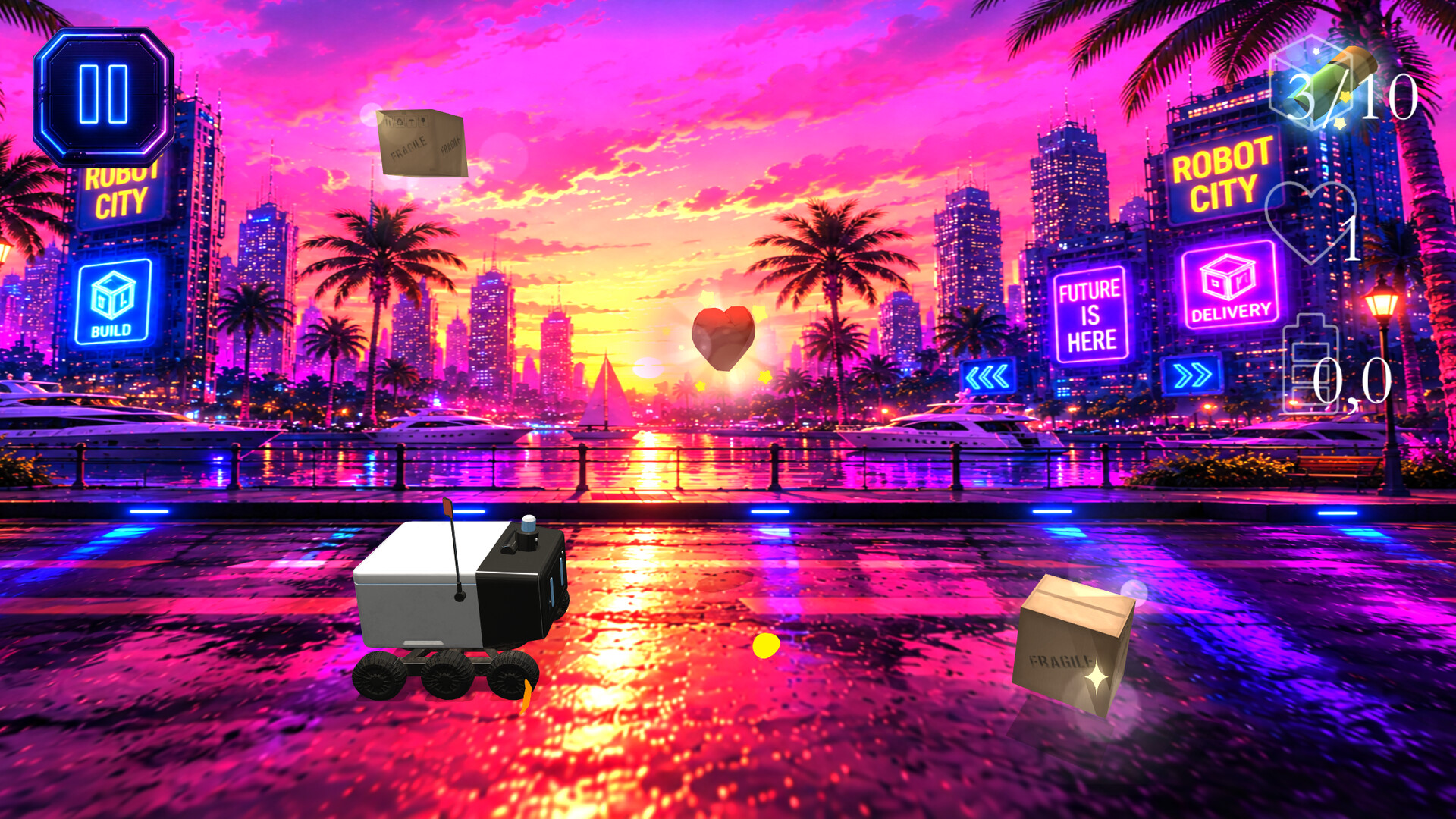 Robot City: Delivery игра