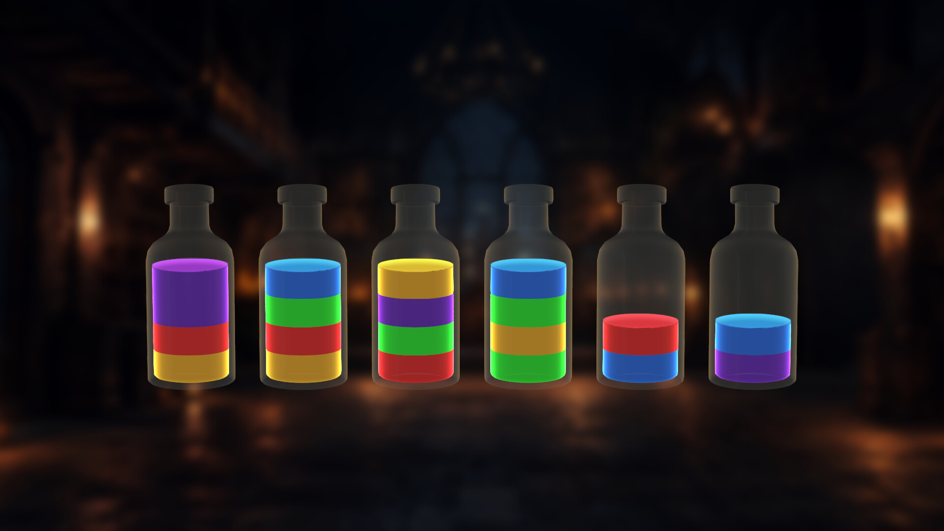 Water Sort:Alchemy скриншоты
