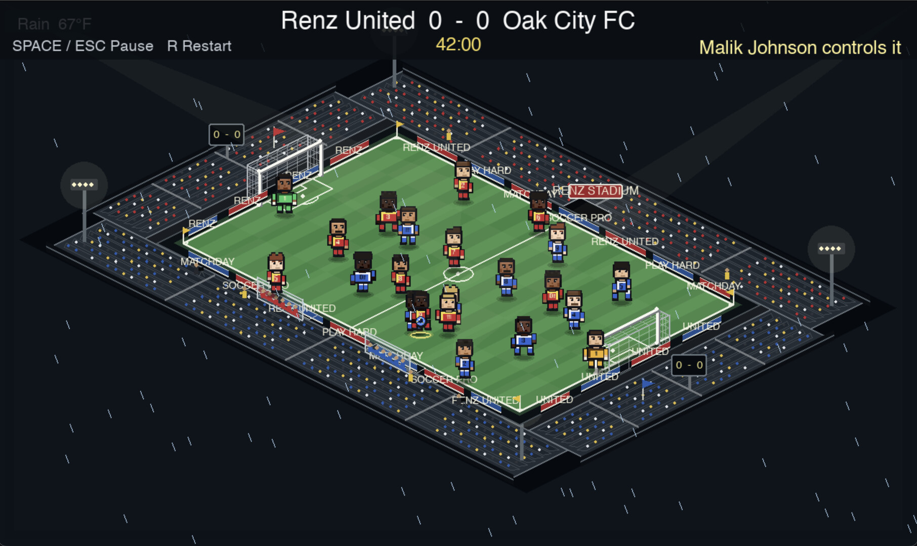 Renz Soccer Sim скриншоты